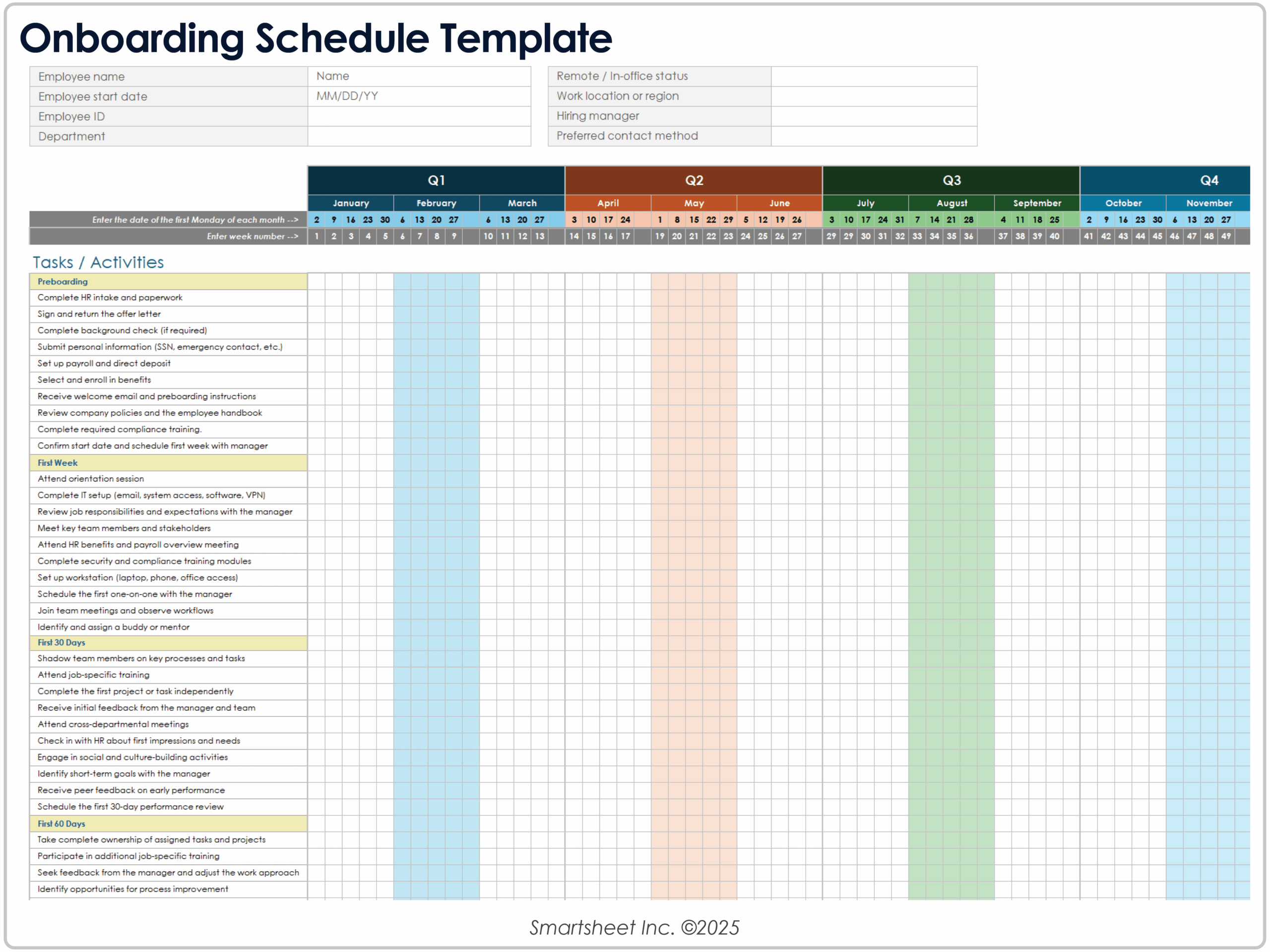 Free Employee Onboarding Templates
