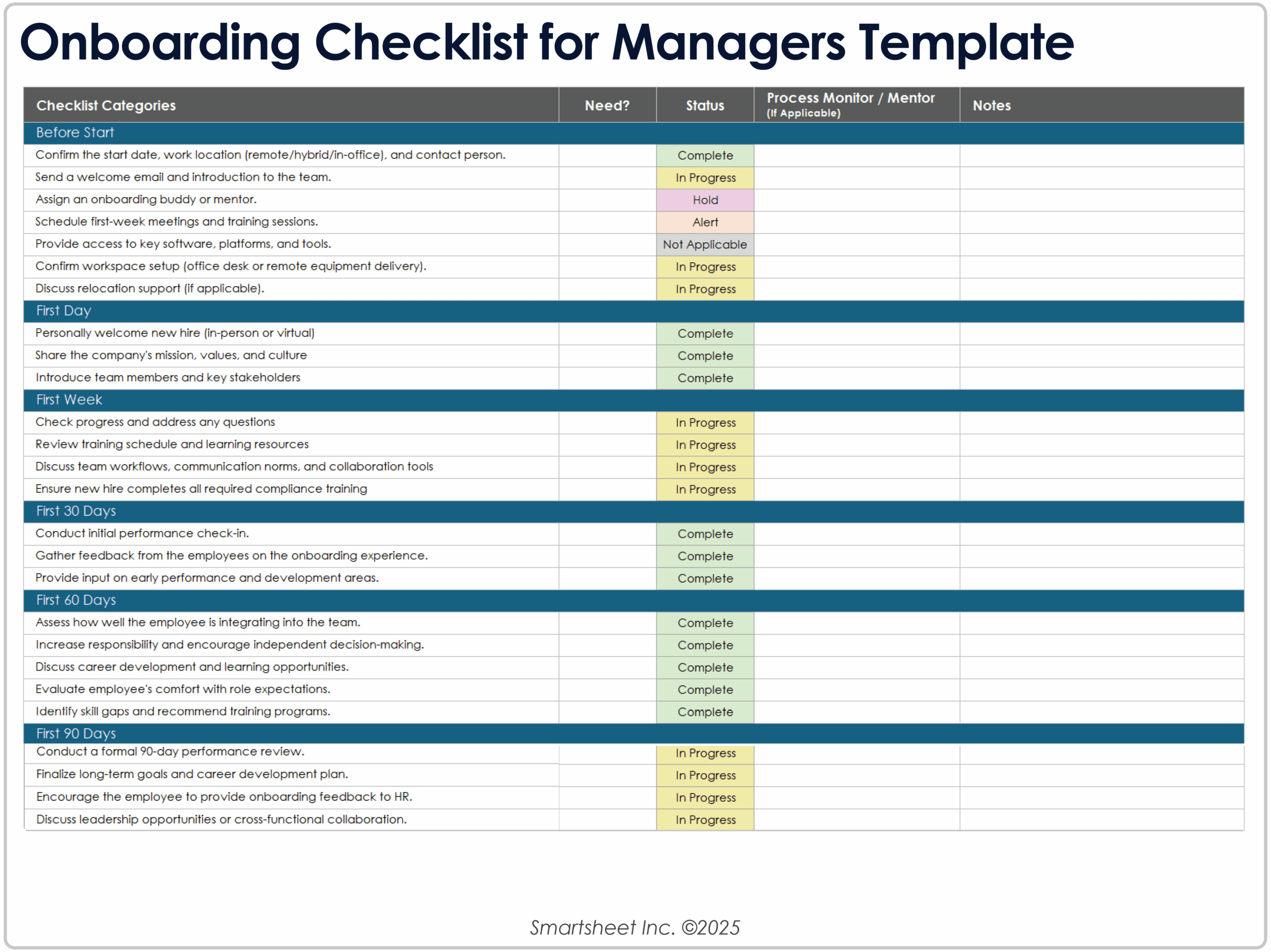 onboarding plan templates