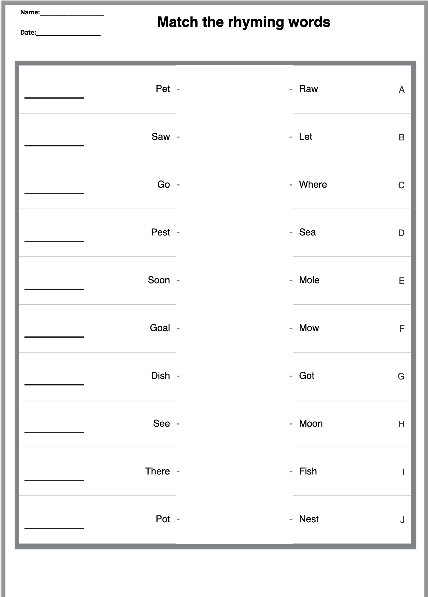 free worksheet generator