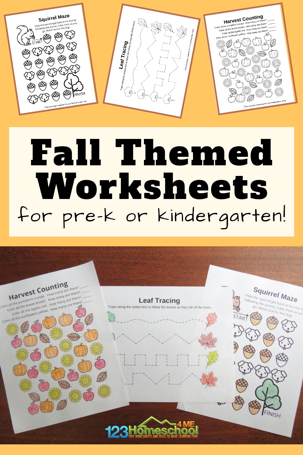 printable activities for pre k