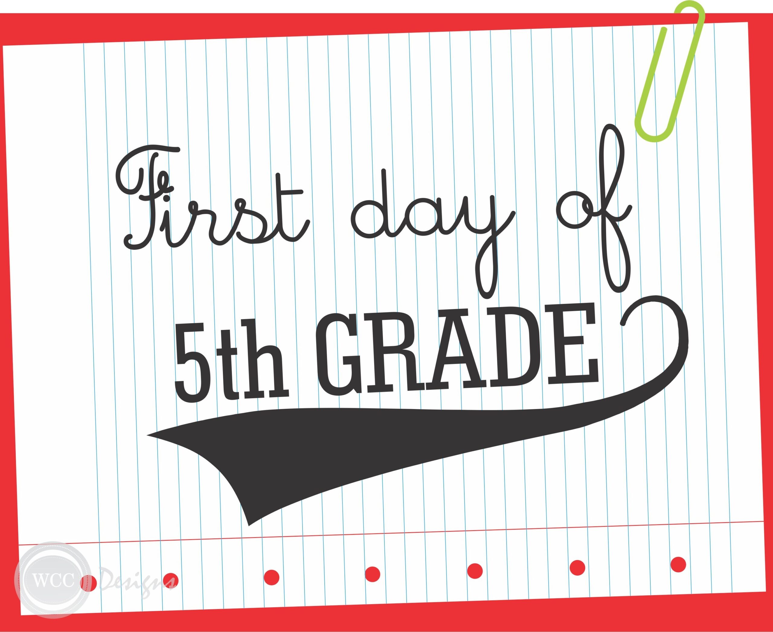 FREE First Day Of School Printable Signs Catch My Party