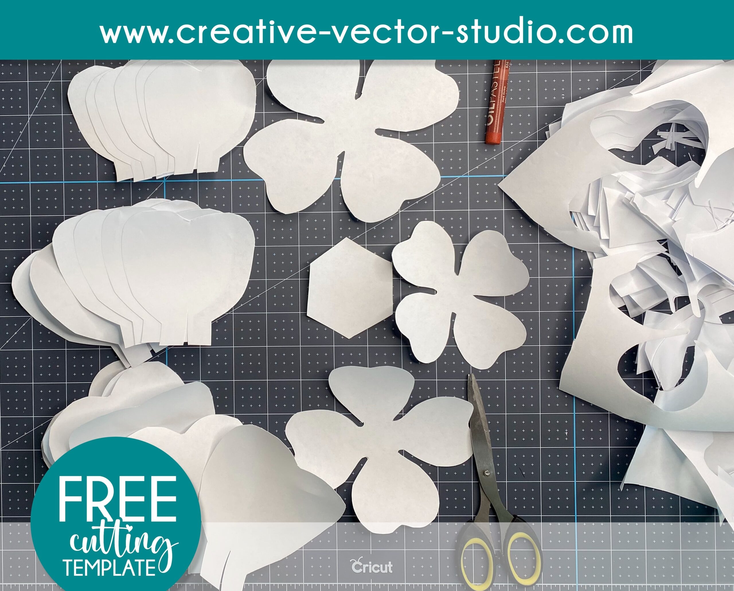 paper rose template printable