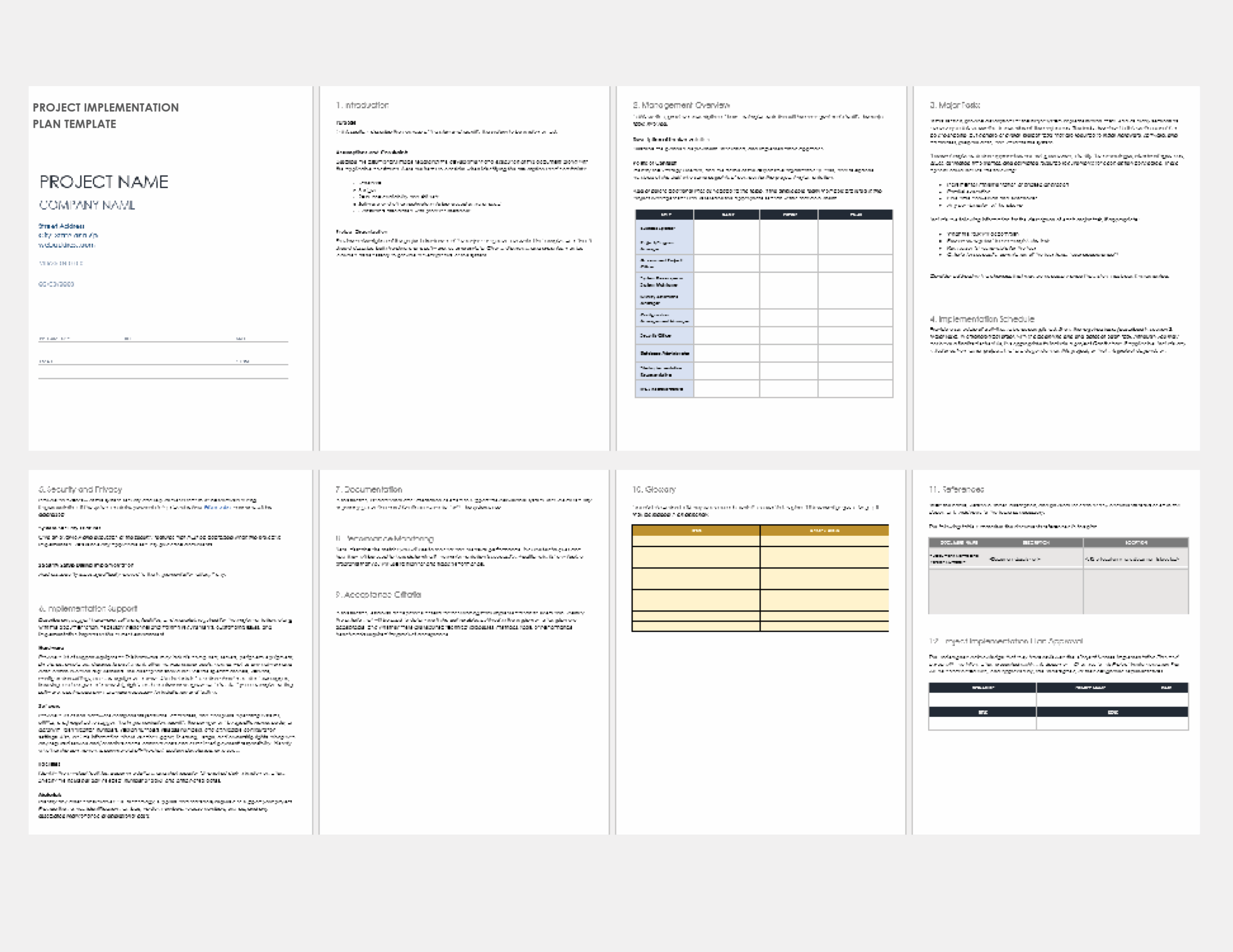 Free Google Docs Project Plan Templates Smartsheet