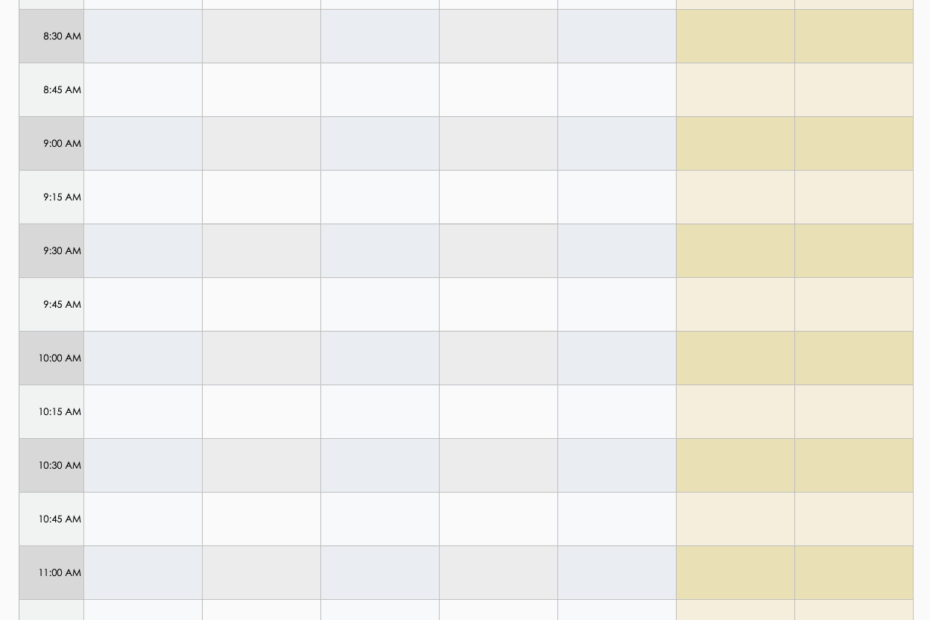 Free Google Sheets Schedule Templates Smartsheet