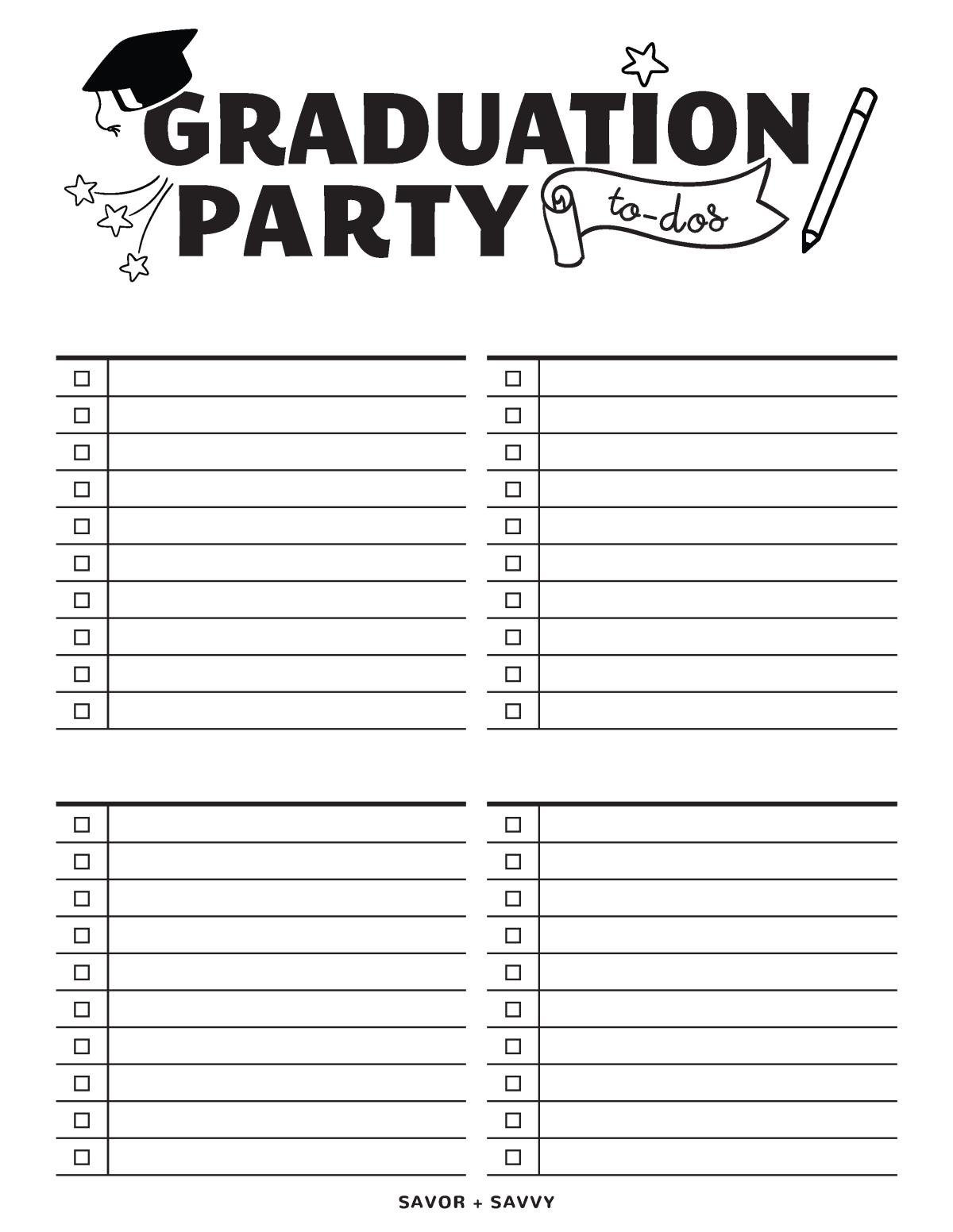 graduation stationery paper printable