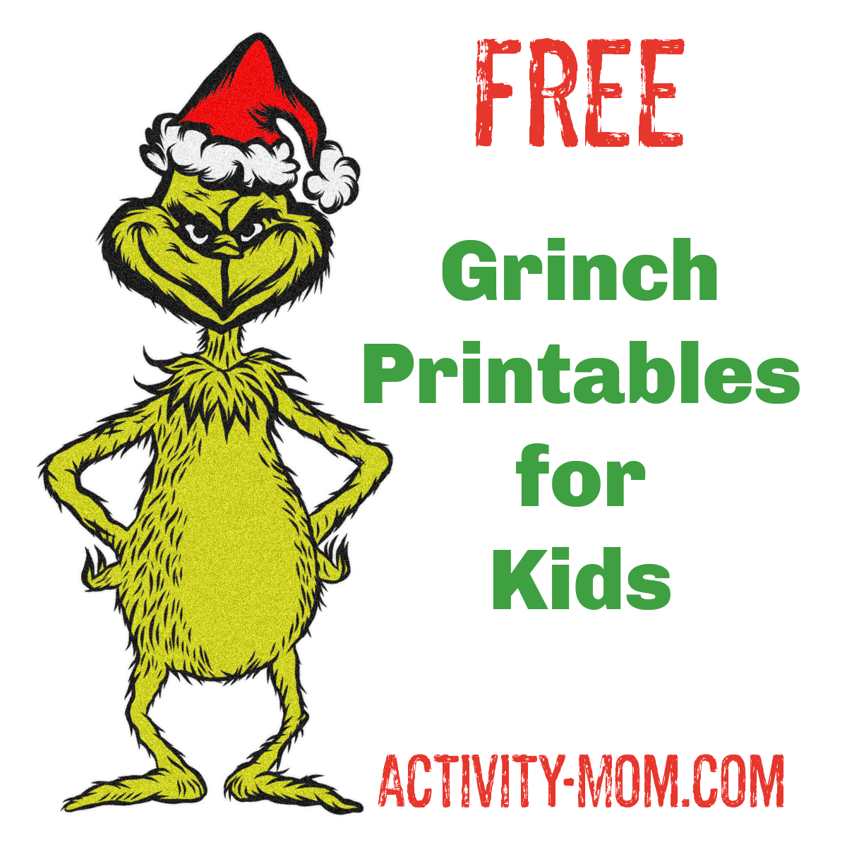 large printable grinch
