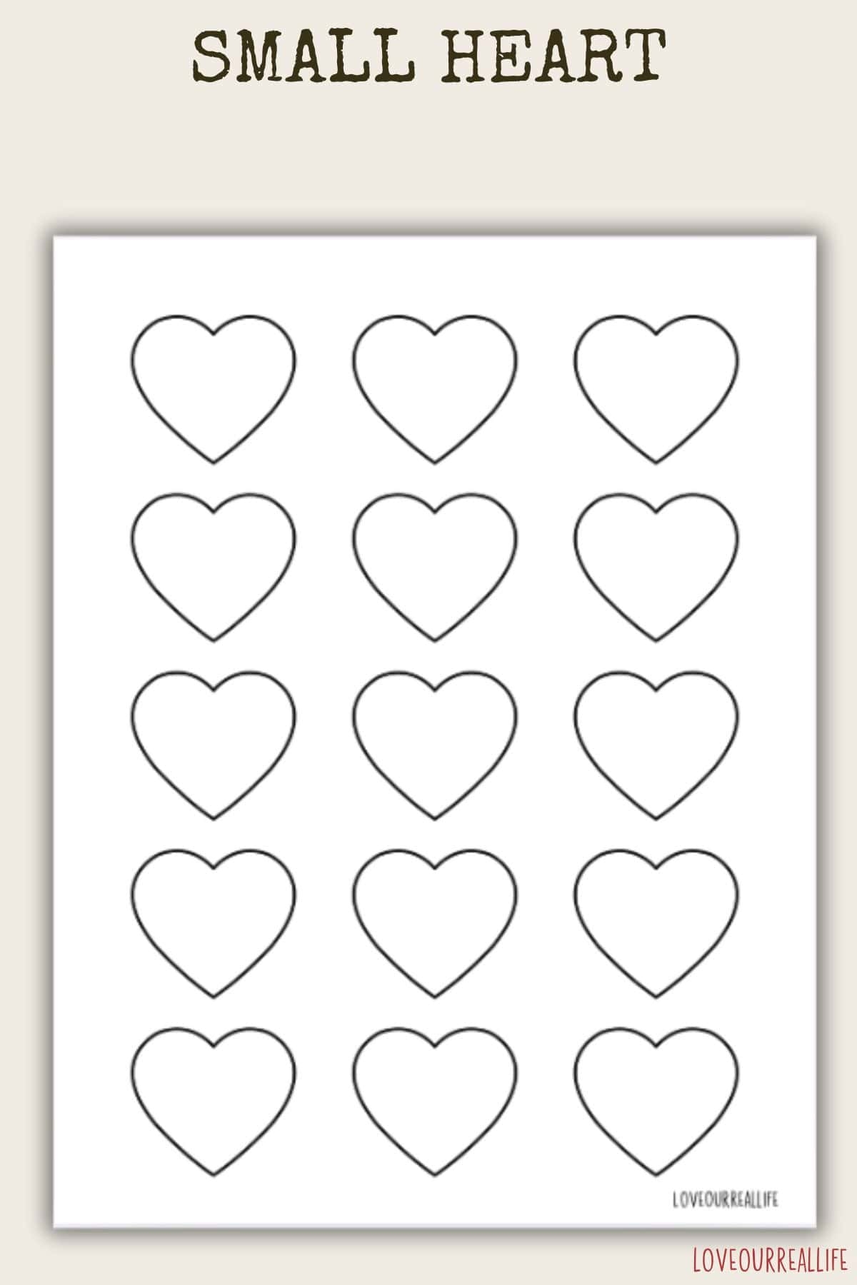 printable heart template