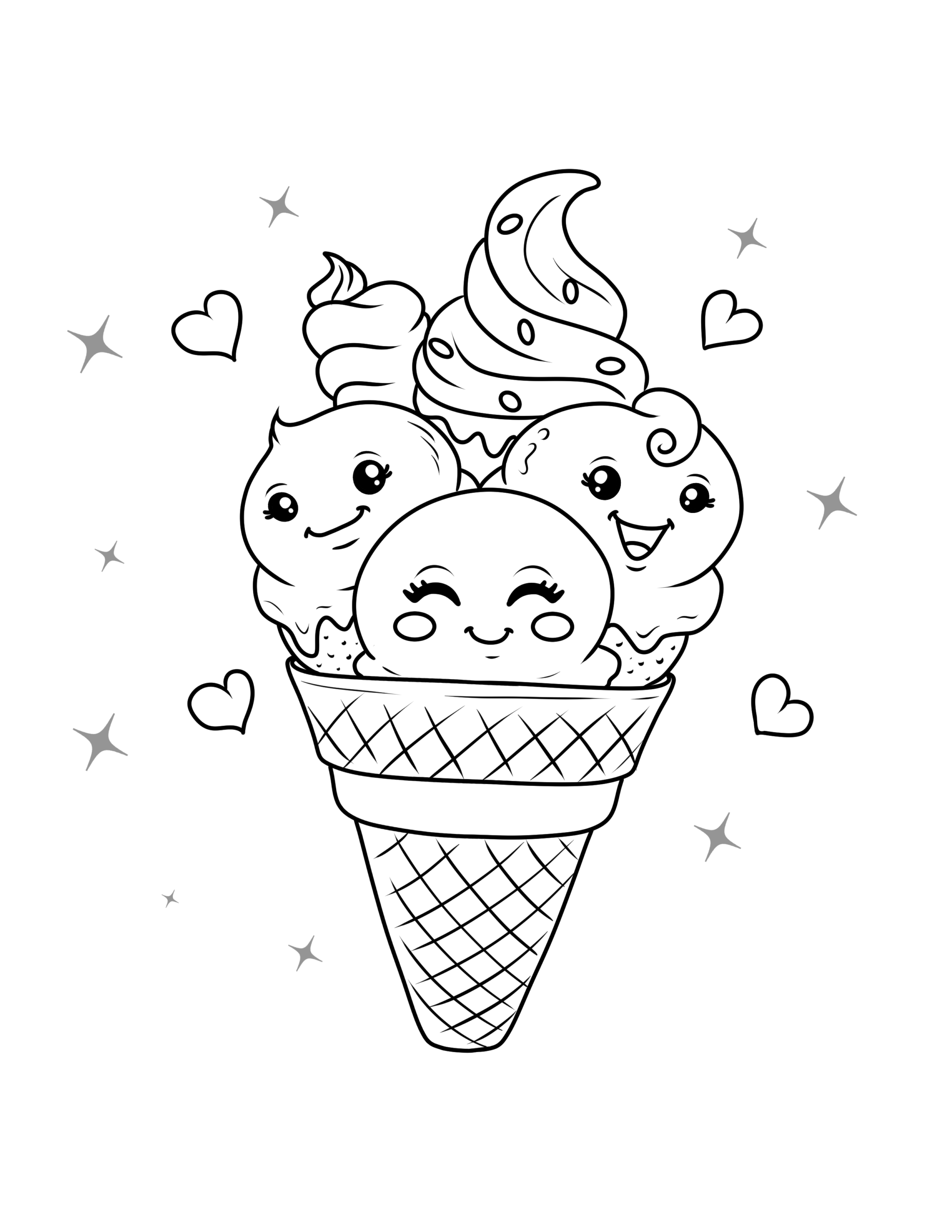 free printable coloring pages of food