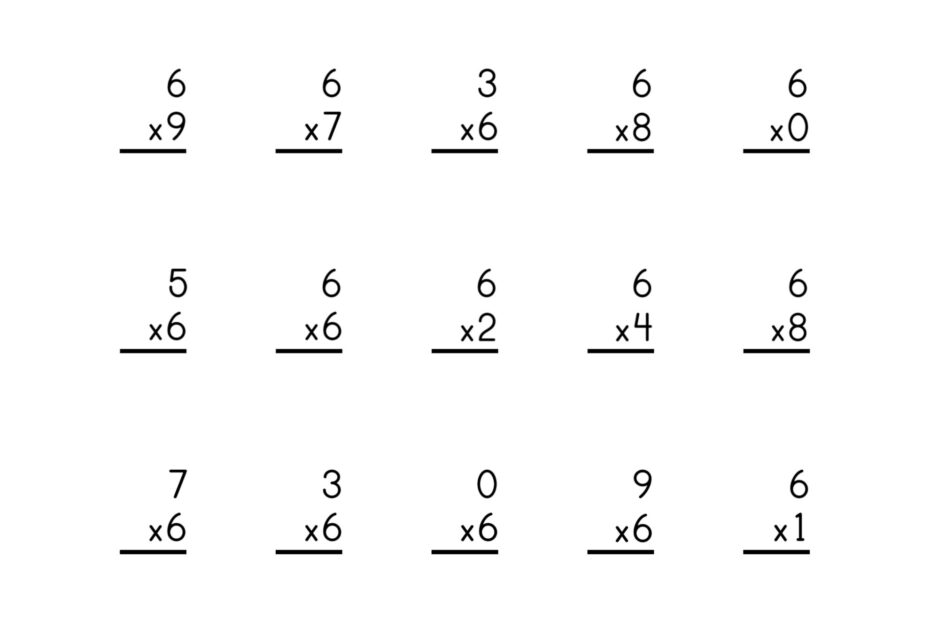 Free Multiplication Worksheets 1 12 Paper Trail Design