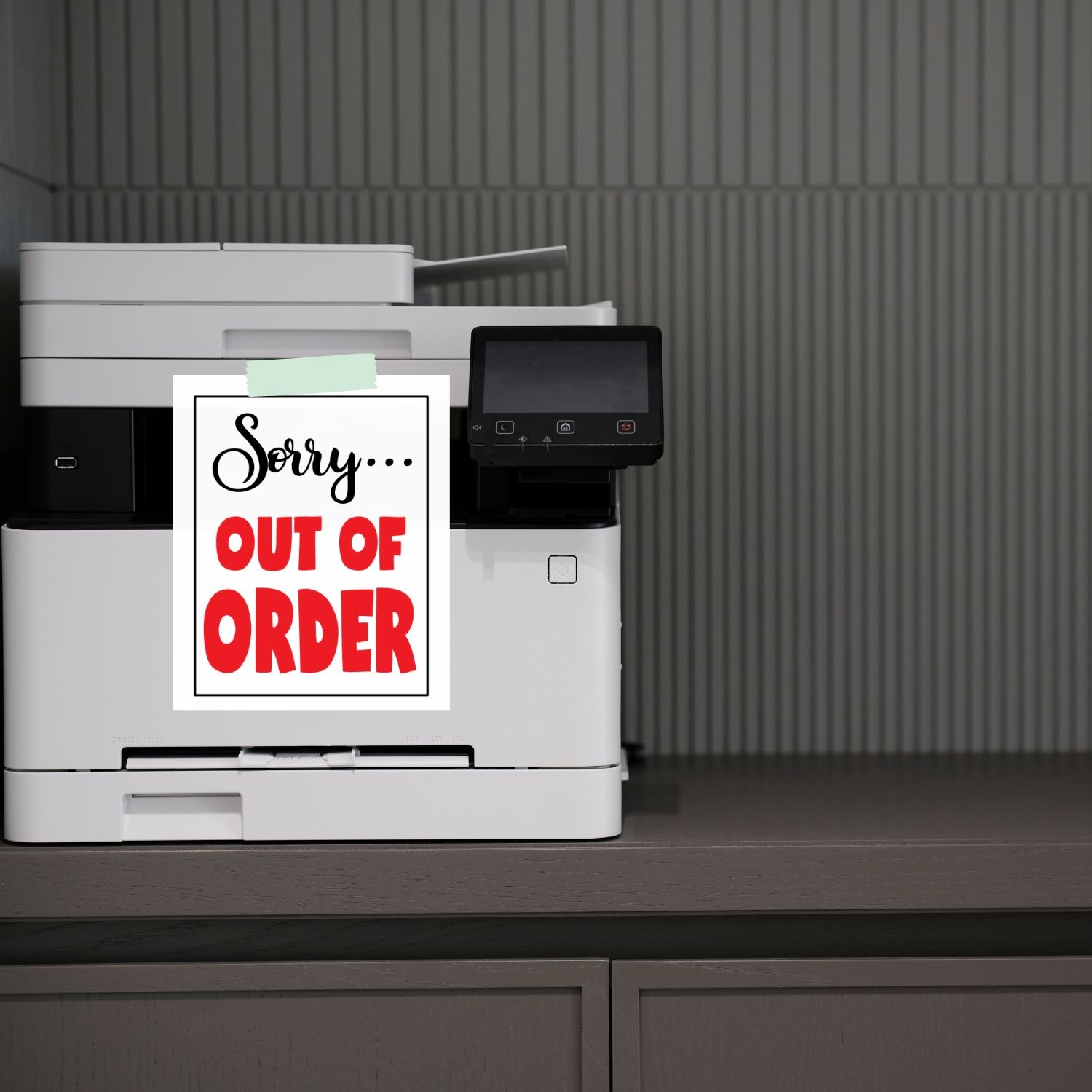 FREE Out Of Order Sign Printable 3 Options Leap Of Faith Crafting