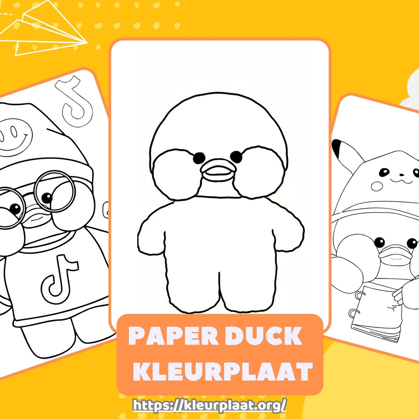paper duck printable