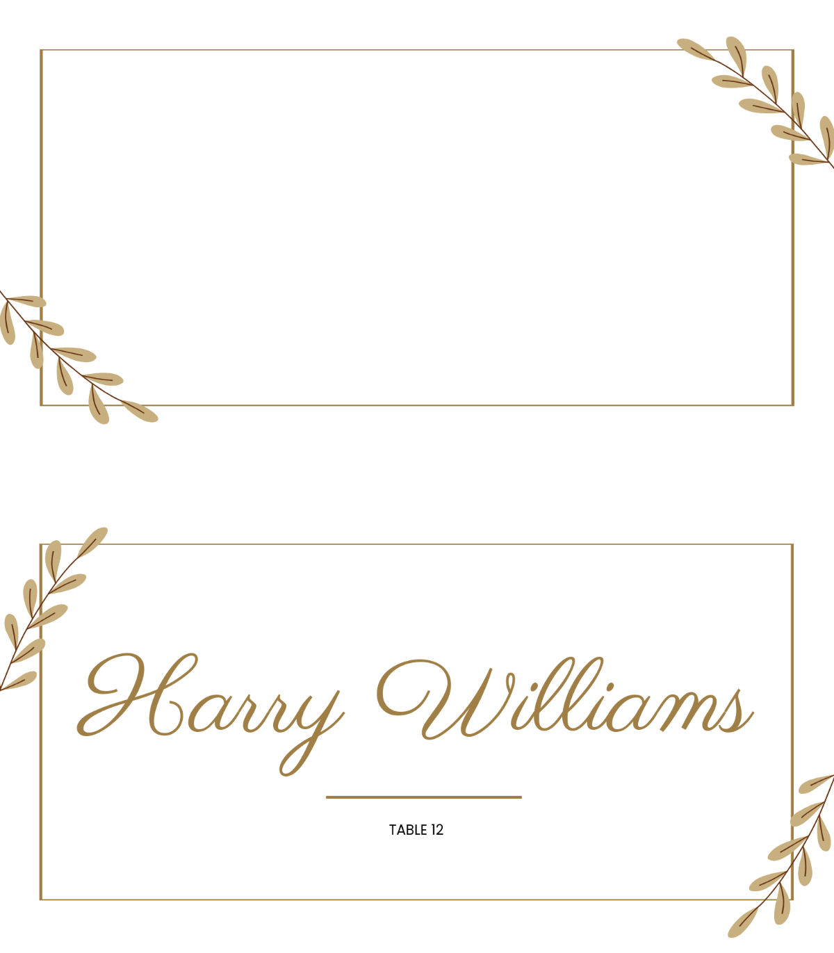 free printable calling card template