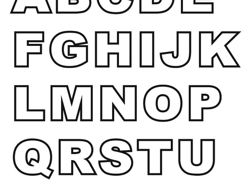 Free Printable Abc Coloring Pages For Kids