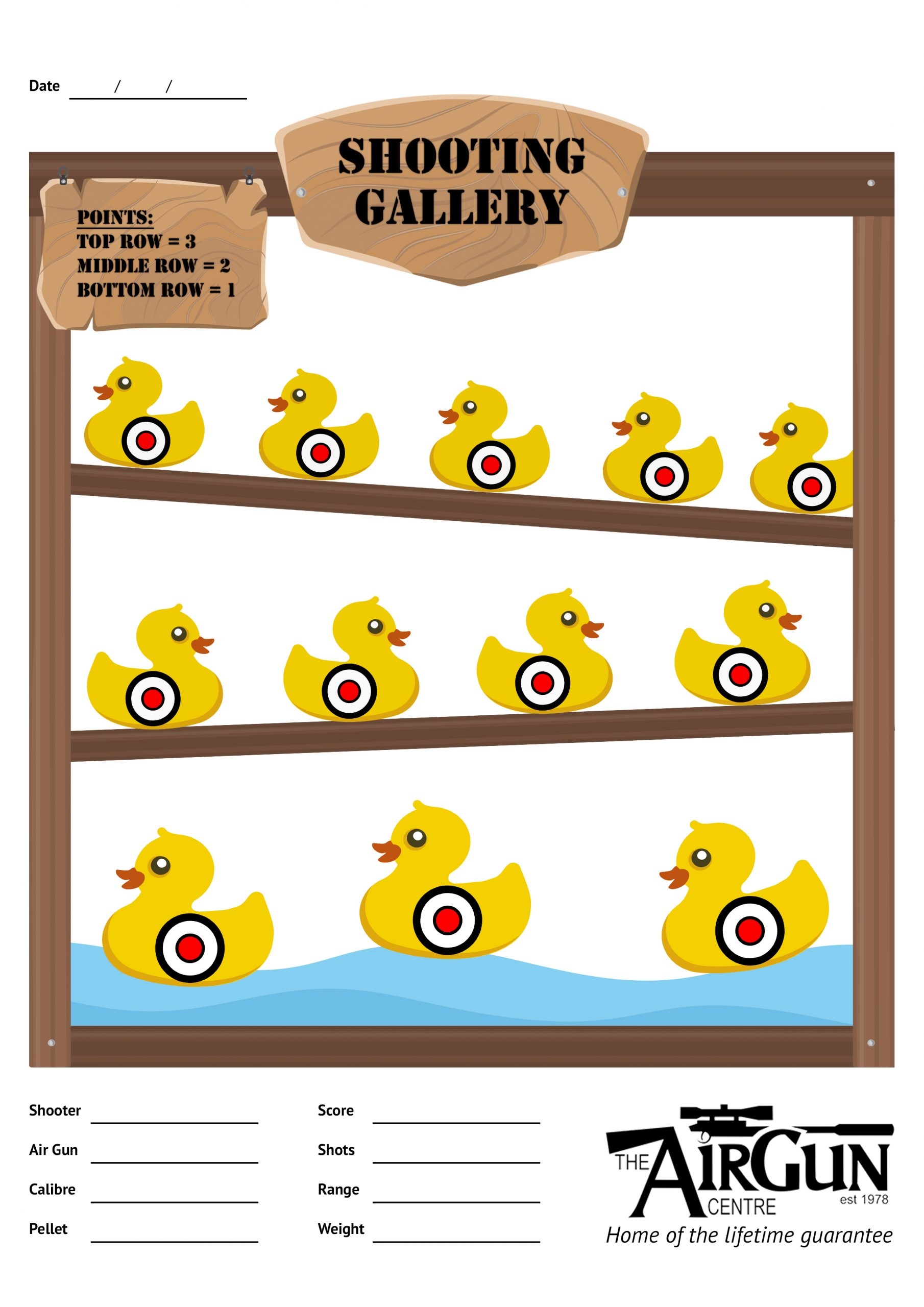 Free Printable Air Rifle Targets A4 17cm U0026 14cm The Airgun 