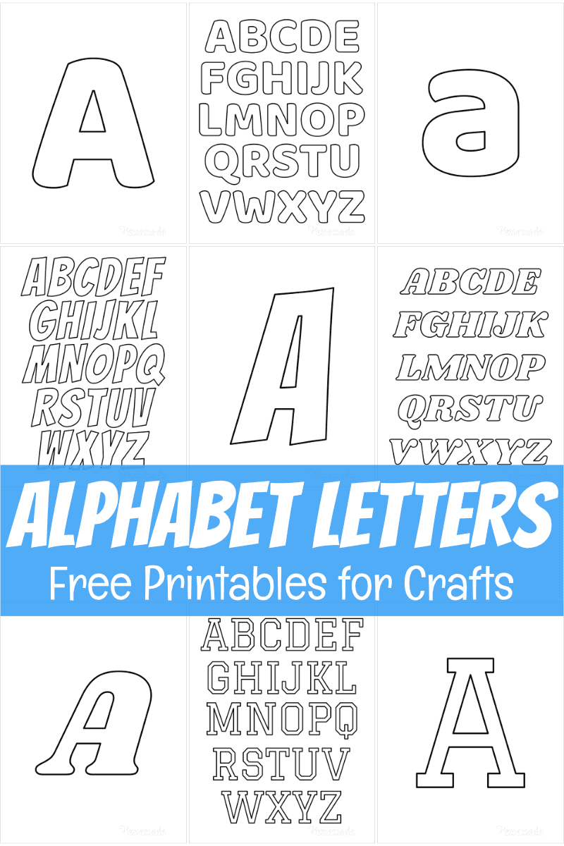 letter a template printable