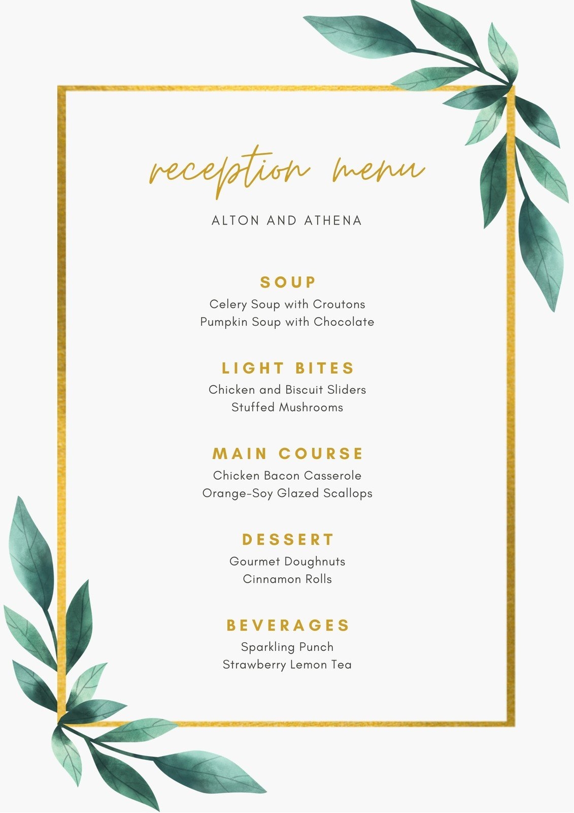 Free Printable And Customizable Fancy Menu Templates Canva Worksheets Library
