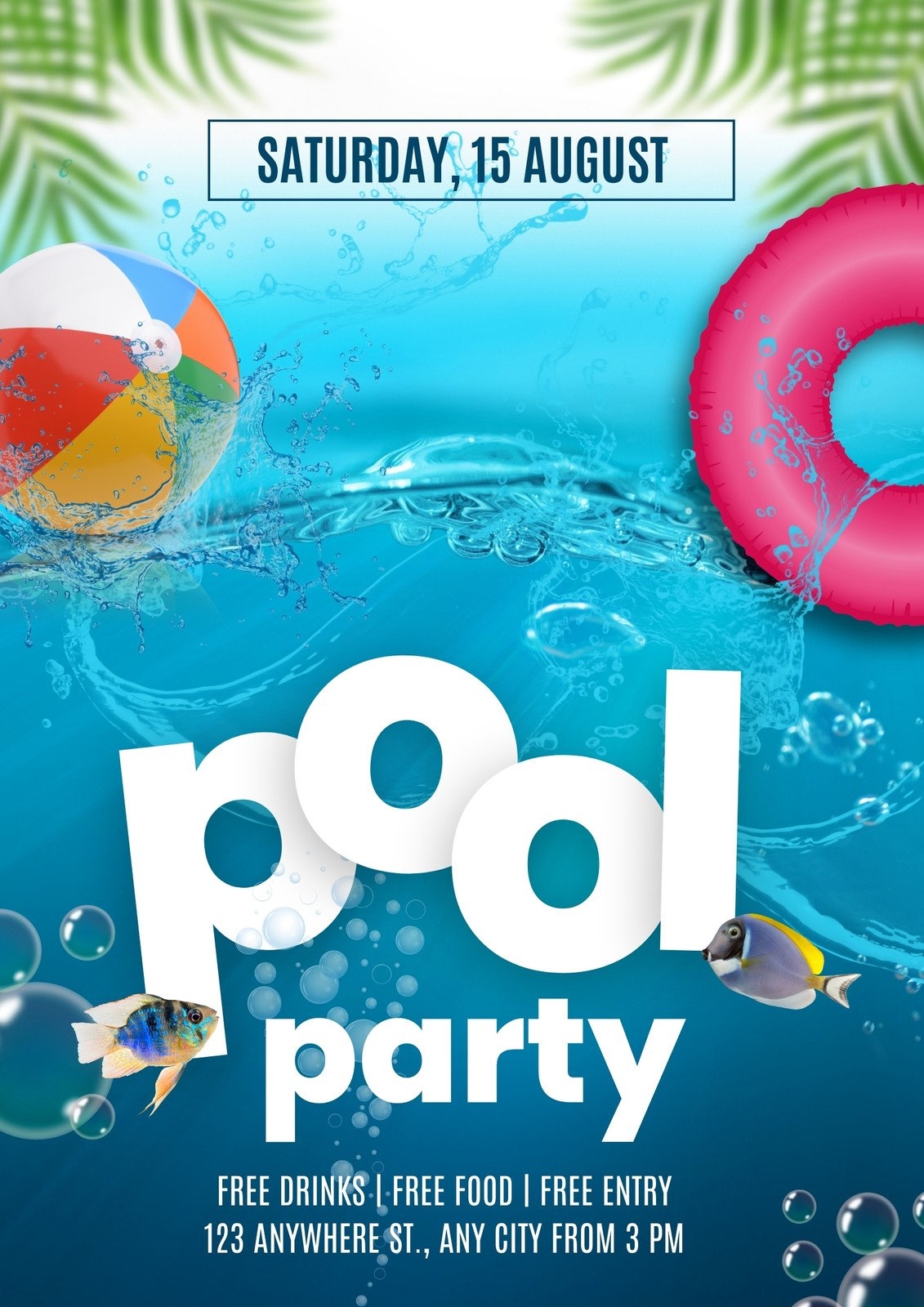 Free Printable And Customizable Party Flyer Templates Canva