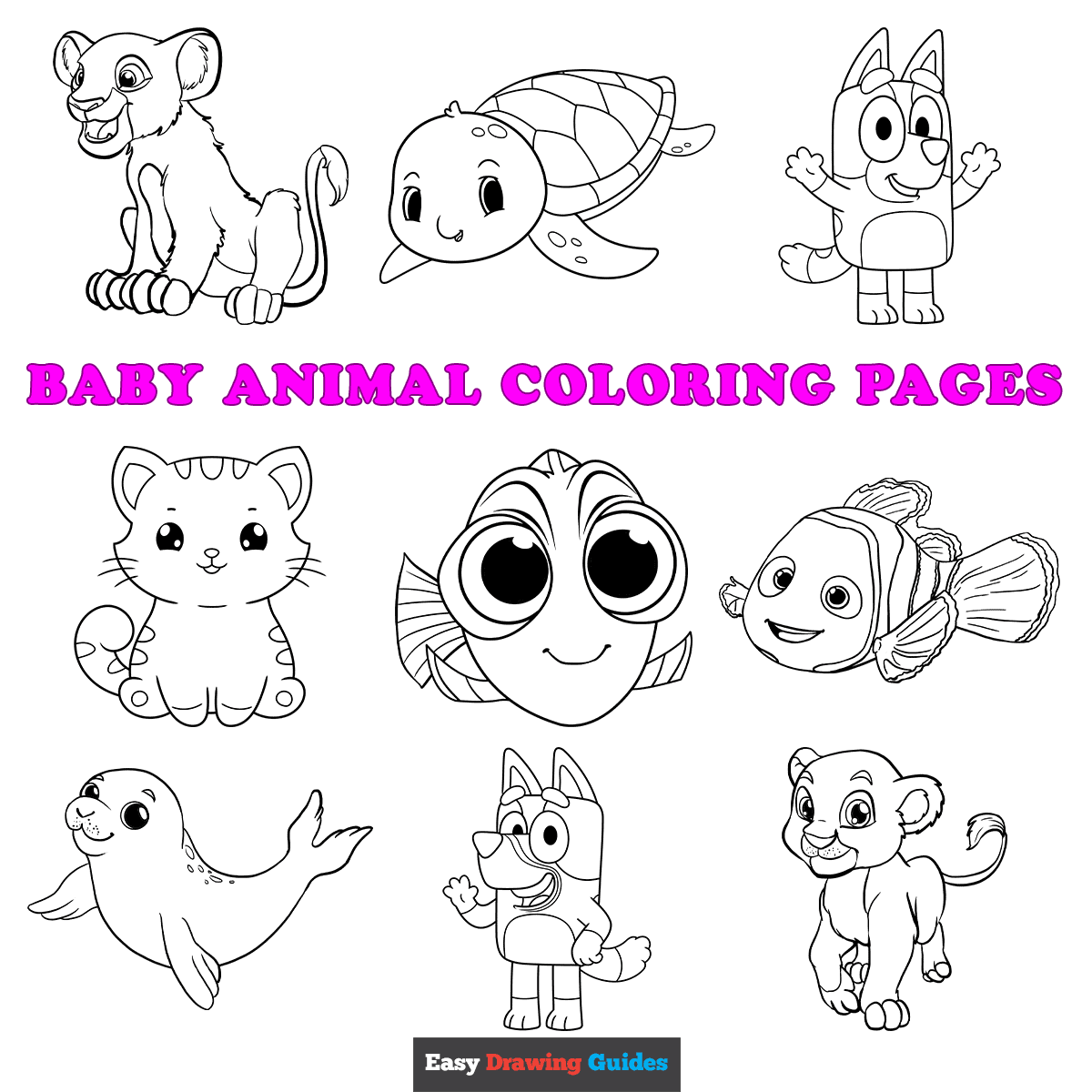 printable animal coloring