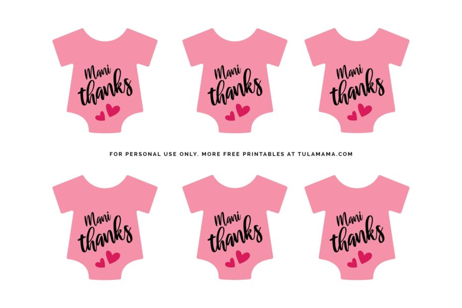 Free Printable Baby Onesie Template For Baby Shower Decorations Tulamama