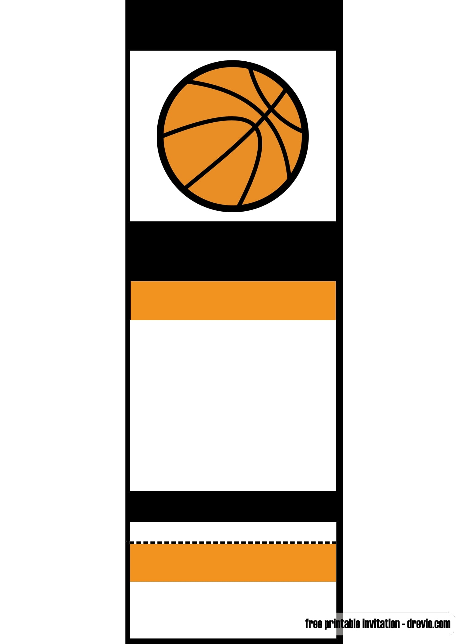 free printable basketball template printable