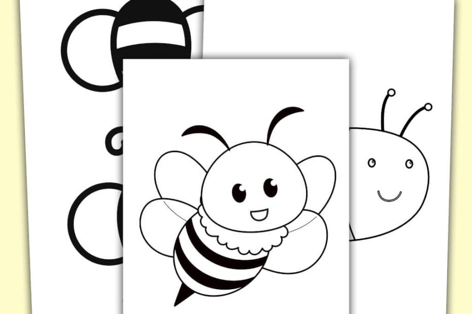 Free Printable Bee Template For Kindergarten Craft