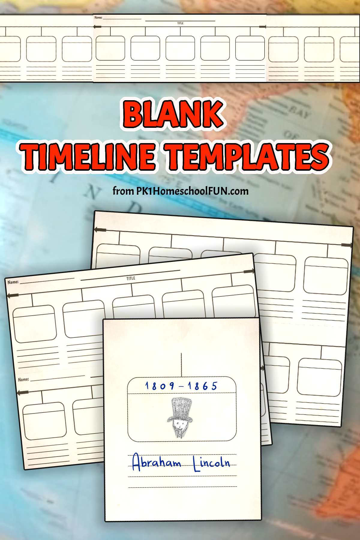 timeline printable template