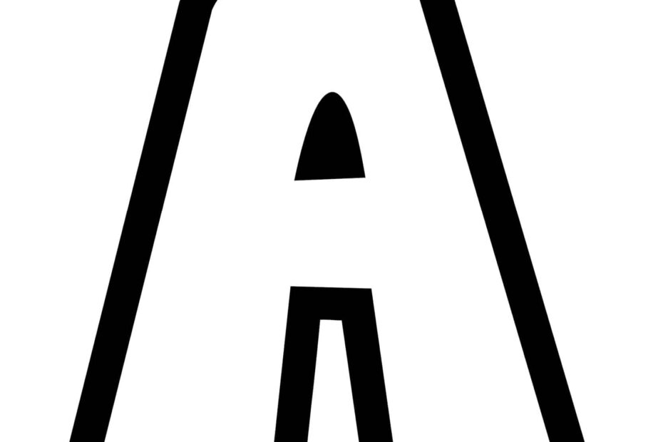 Free Printable Bubble Letter Stencils Bubble Letter A