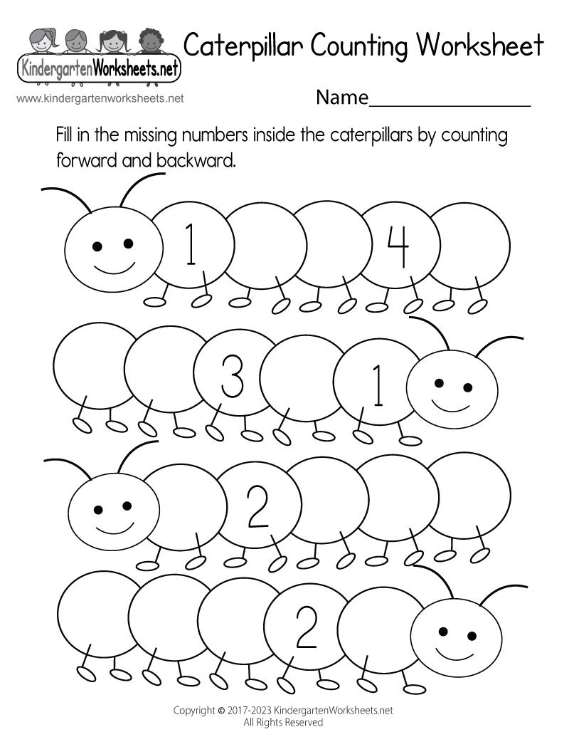 caterpillar printable