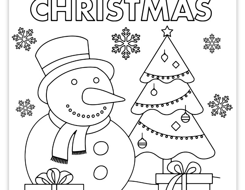Free Printable Christmas Coloring Page For Kids Pjs And Paint