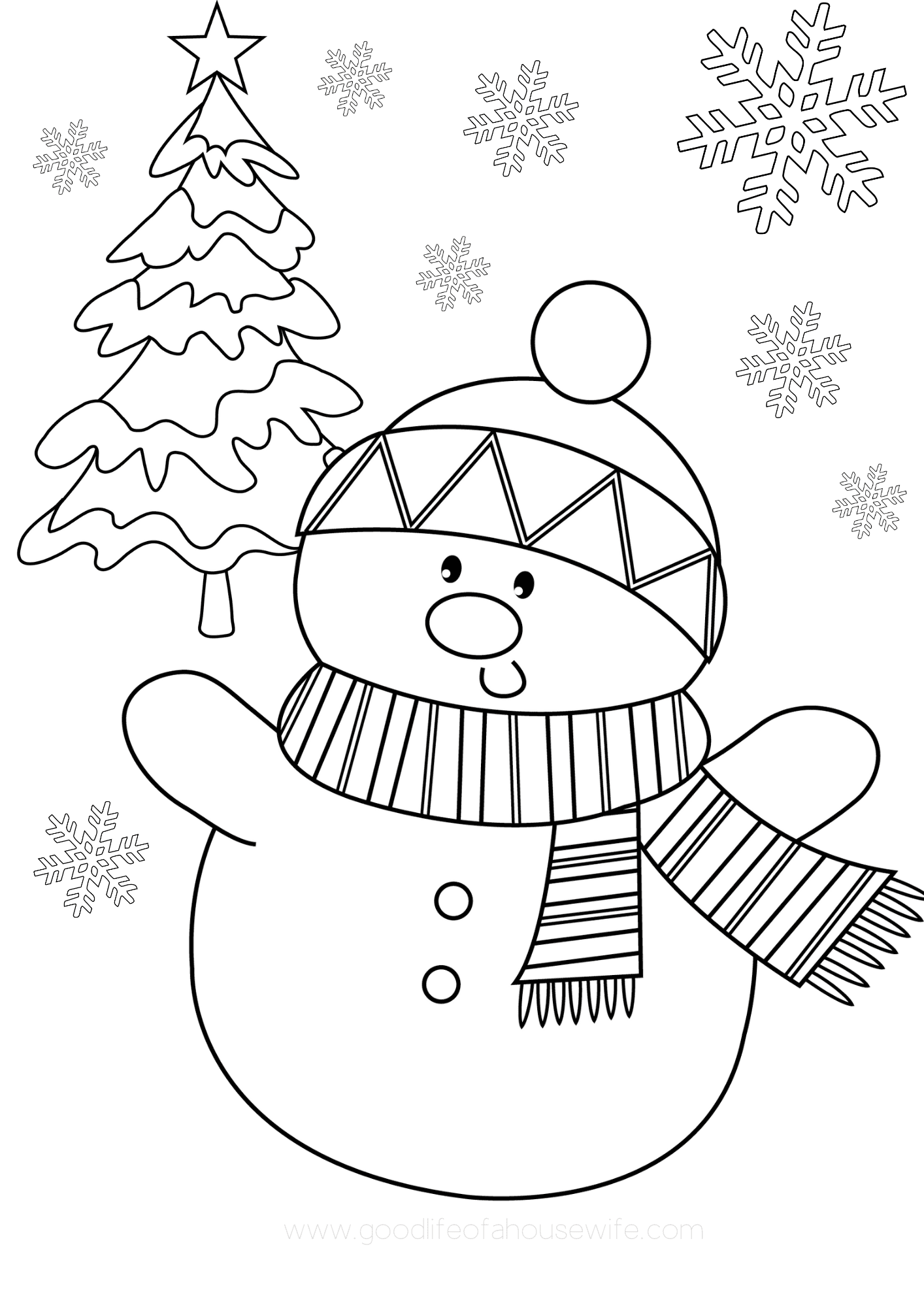 christmas color sheets free printable