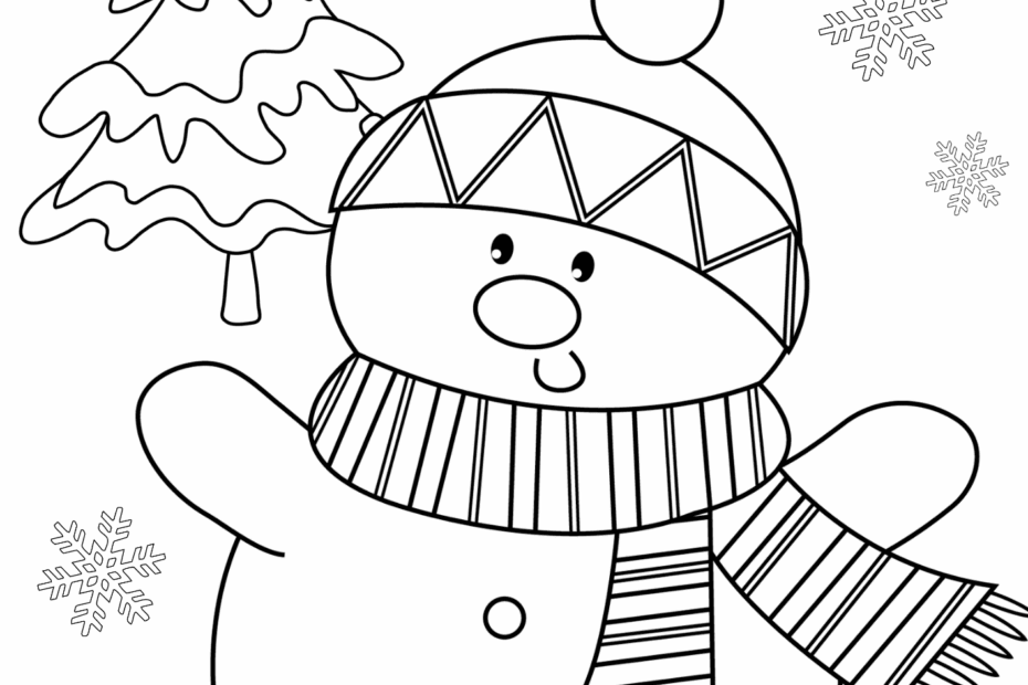 Free Printable Christmas Coloring Pages Easy Fun For Everyone