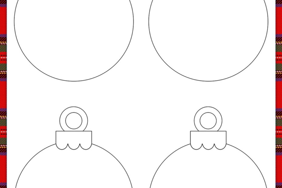 Free Printable Christmas Ornaments For Coloring