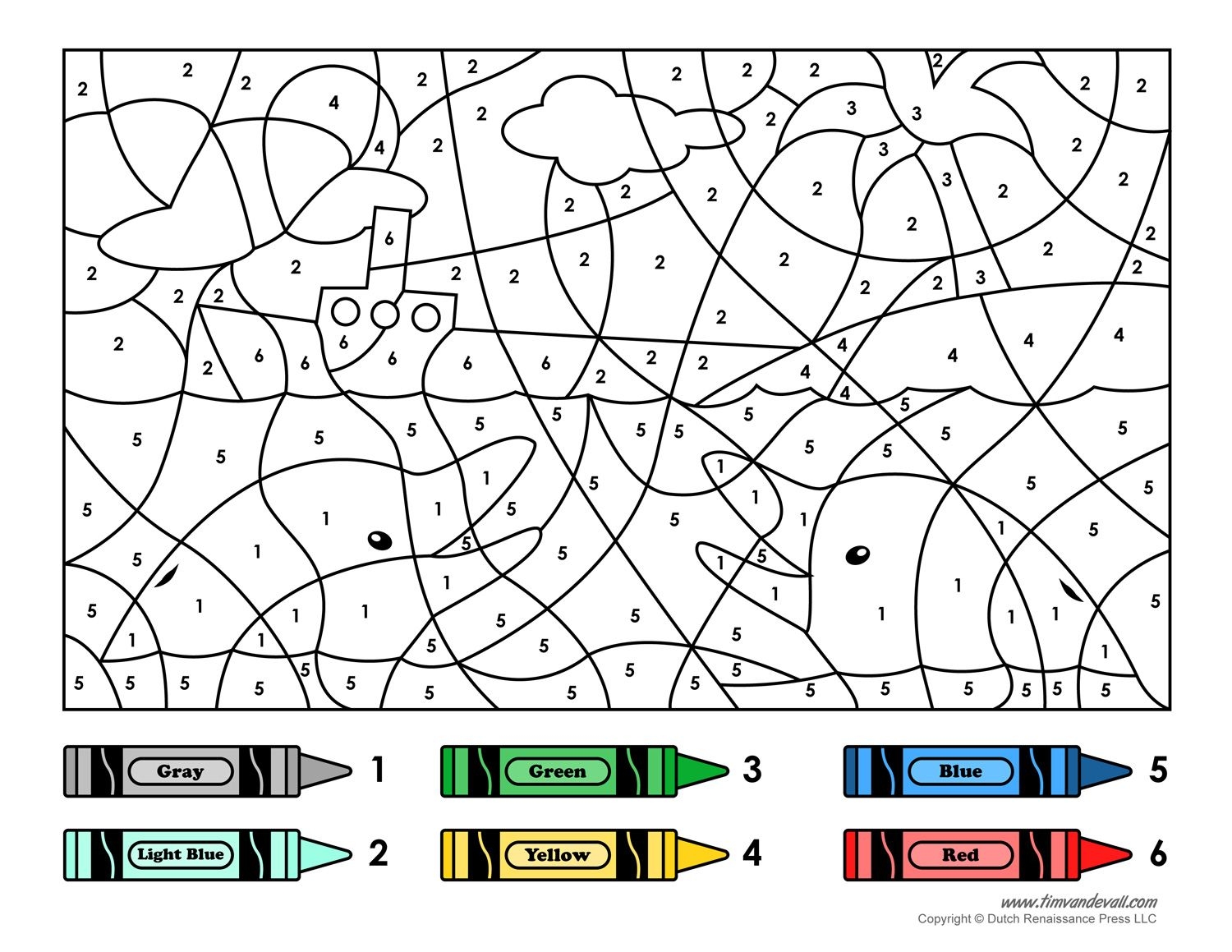 Free Printable Color By Number Coloring Pages Best Coloring Pages For Kids