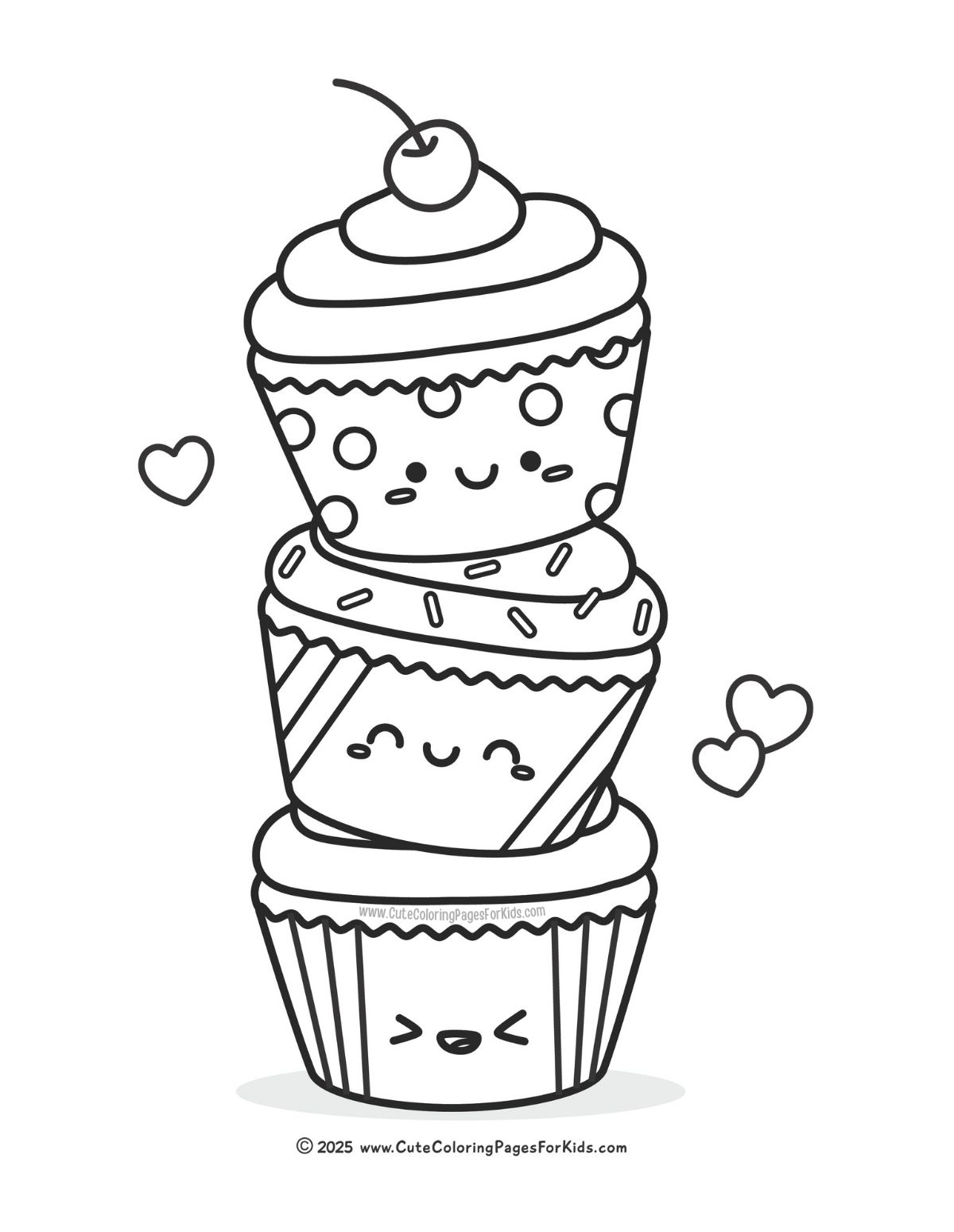 cake coloring pages printable