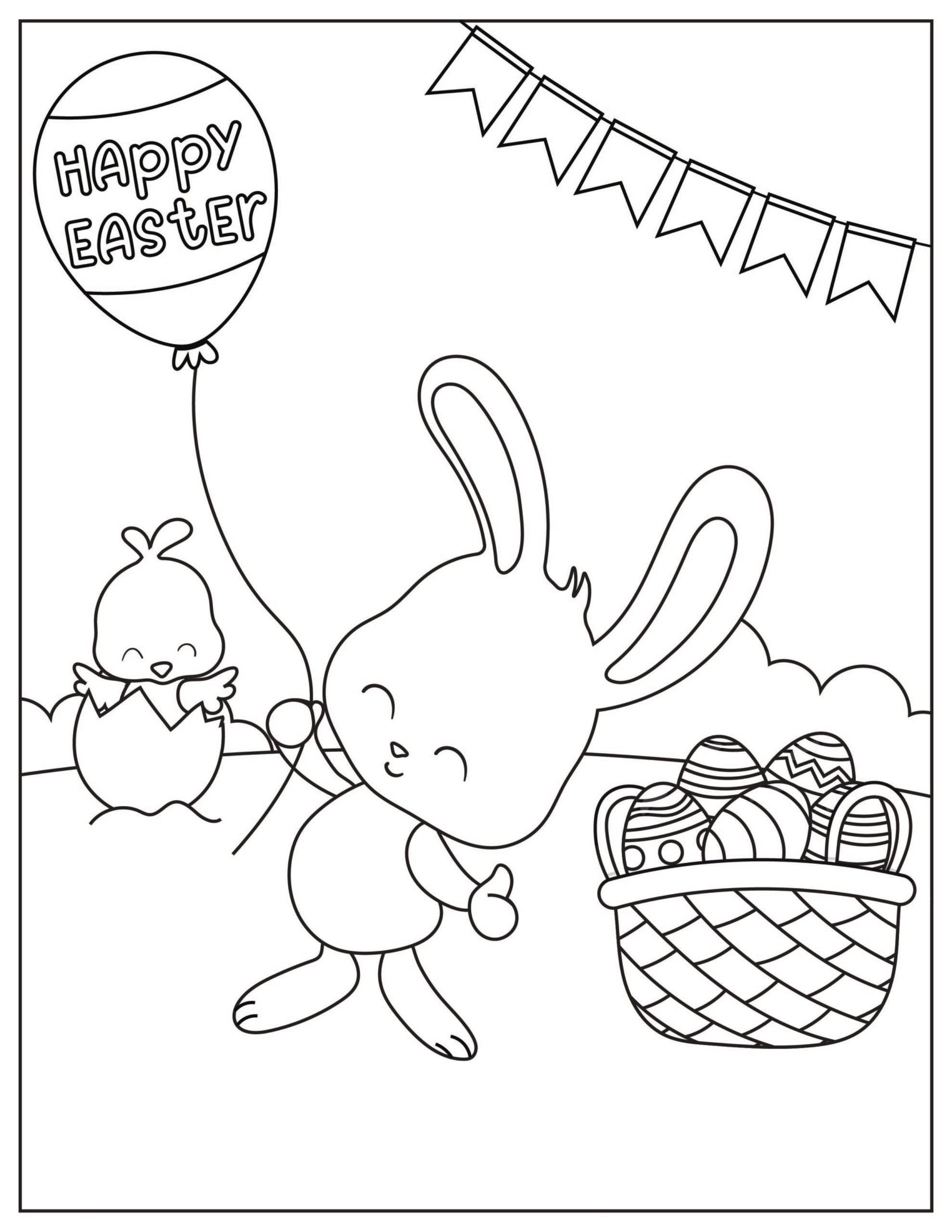 easter coloring printable