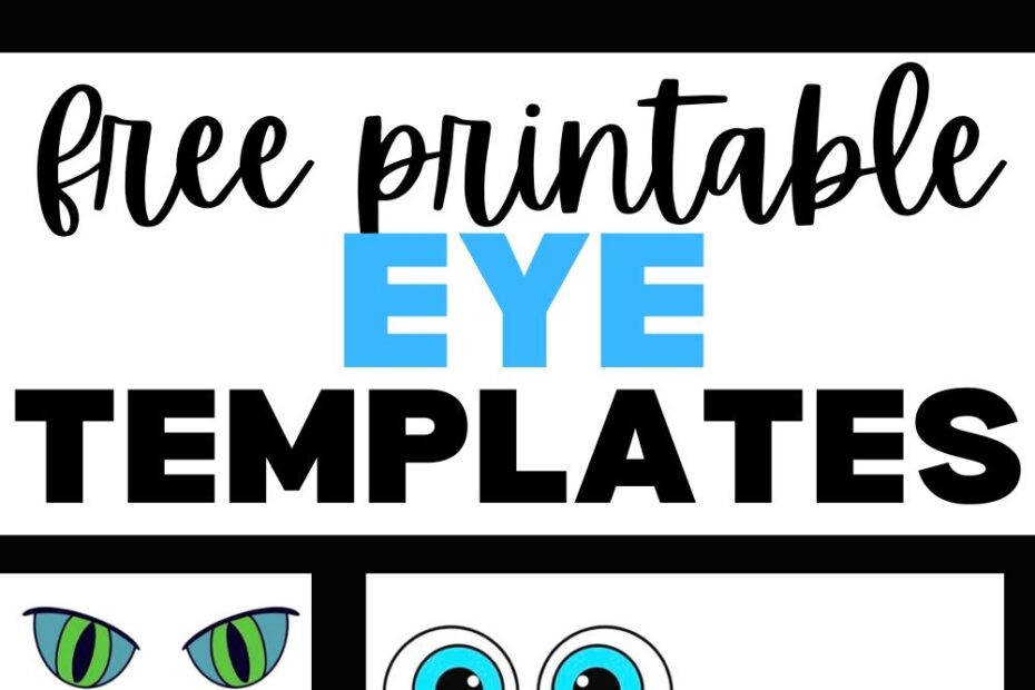 Free Printable Eye Template For Crafts