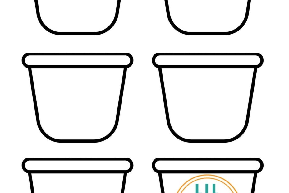 Free Printable Flower Pot Template Lil Tigers