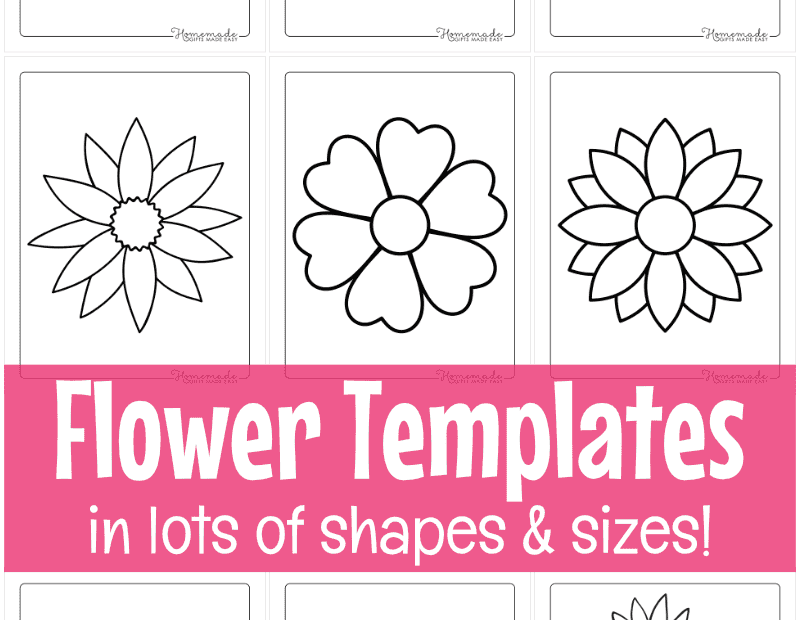 Free Printable Flower Templates For Crafts