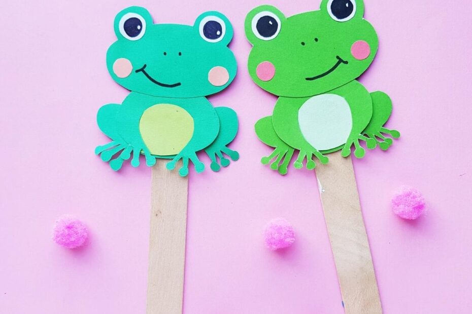 FREE Printable Frog Paper Puppet Template Rainy Day Mum Shop