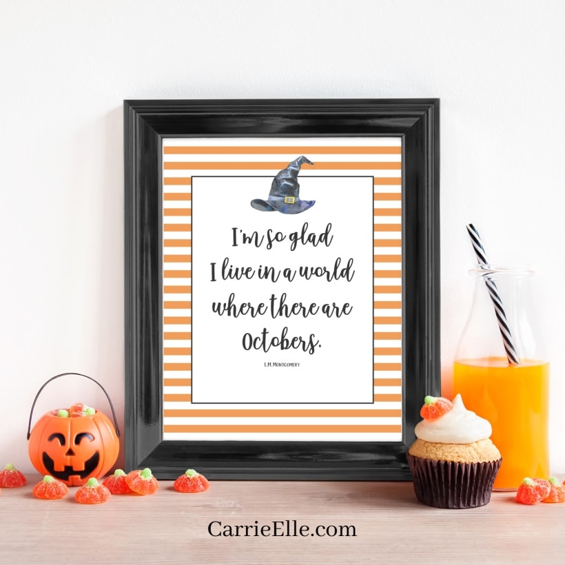 Free Printable Halloween Wall Art Eighteen25