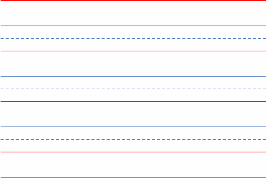 Free Printable Lined Paper Handwriting Notebook Templates