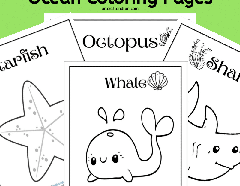Free Printable Ocean And Sea Animal Coloring Pages