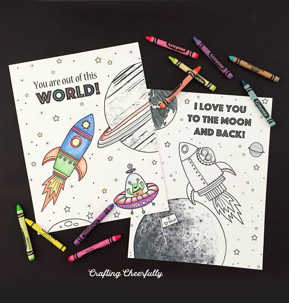 high quality free space coloring pages printable