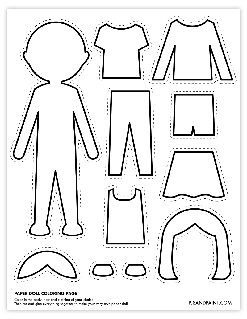 Free Printable Paper Dolls To Color Clearance
