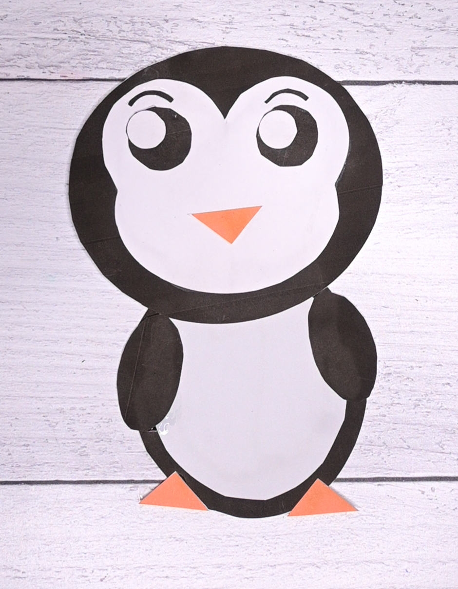 printable cut out penguin template