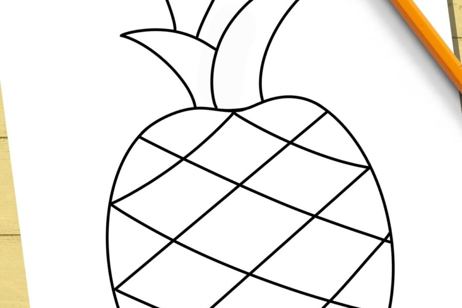 Free Printable Pineapple Templates U0026 Outlines