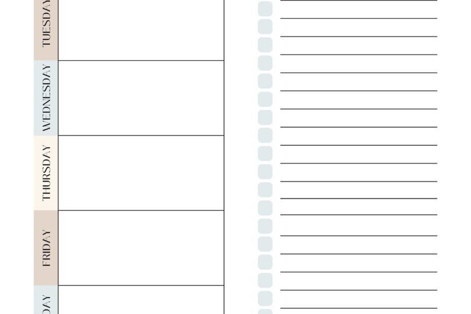 Free Printable Planner Templates To Customize Canva