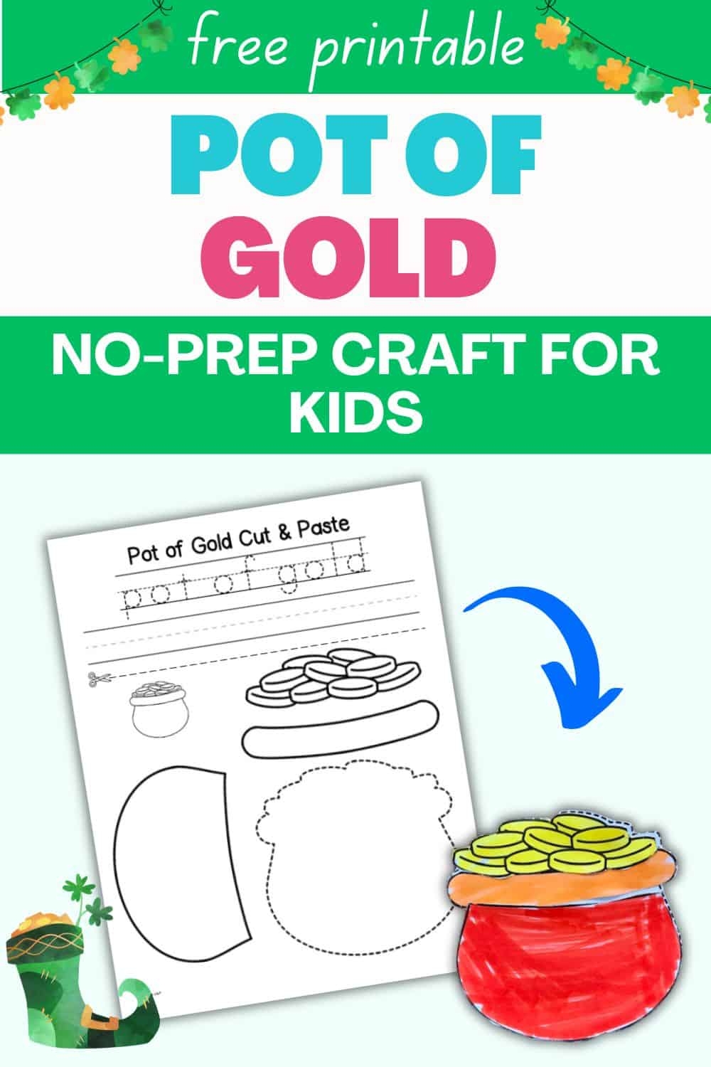 pot of gold template printable