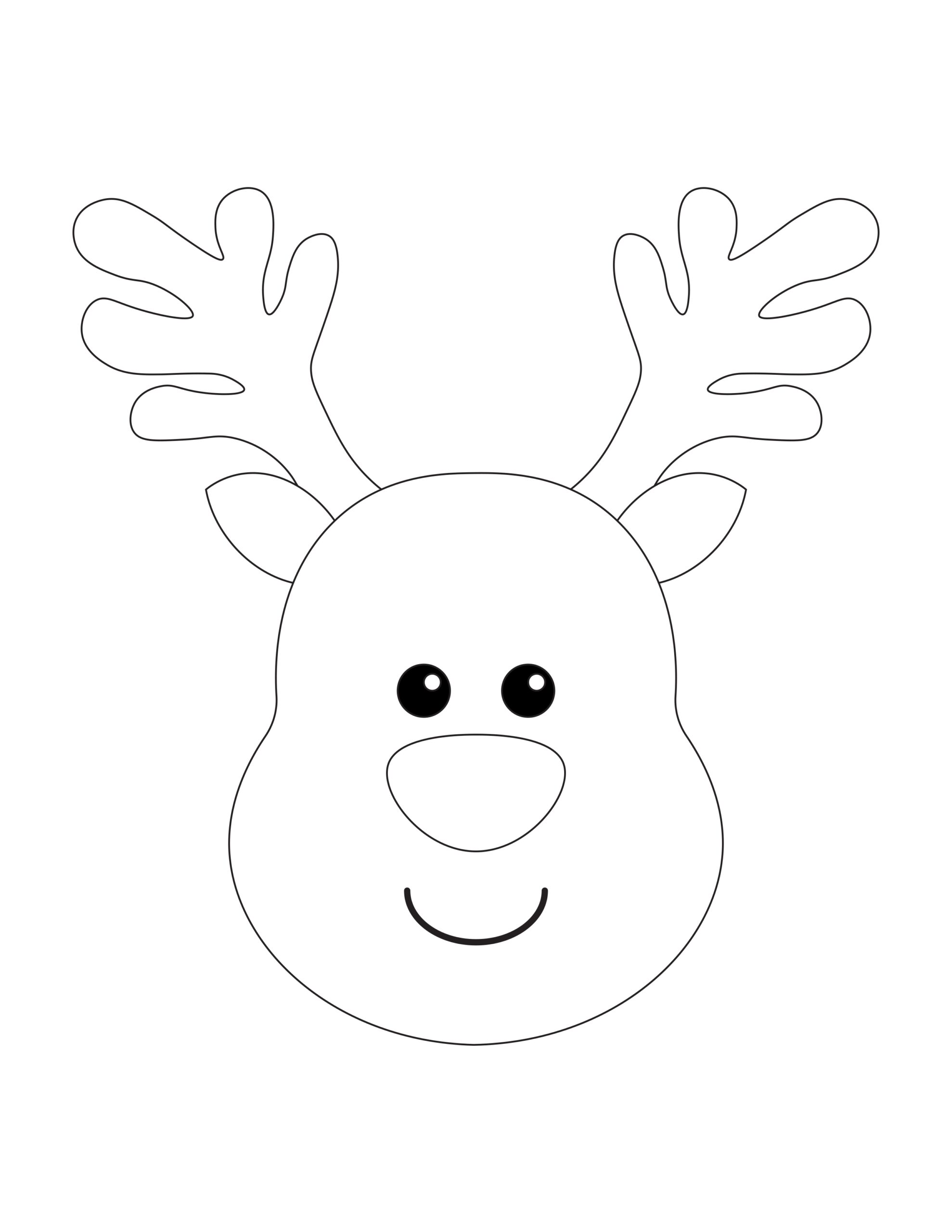 Free Printable Reindeer Templates DailyPrintables Worksheets 