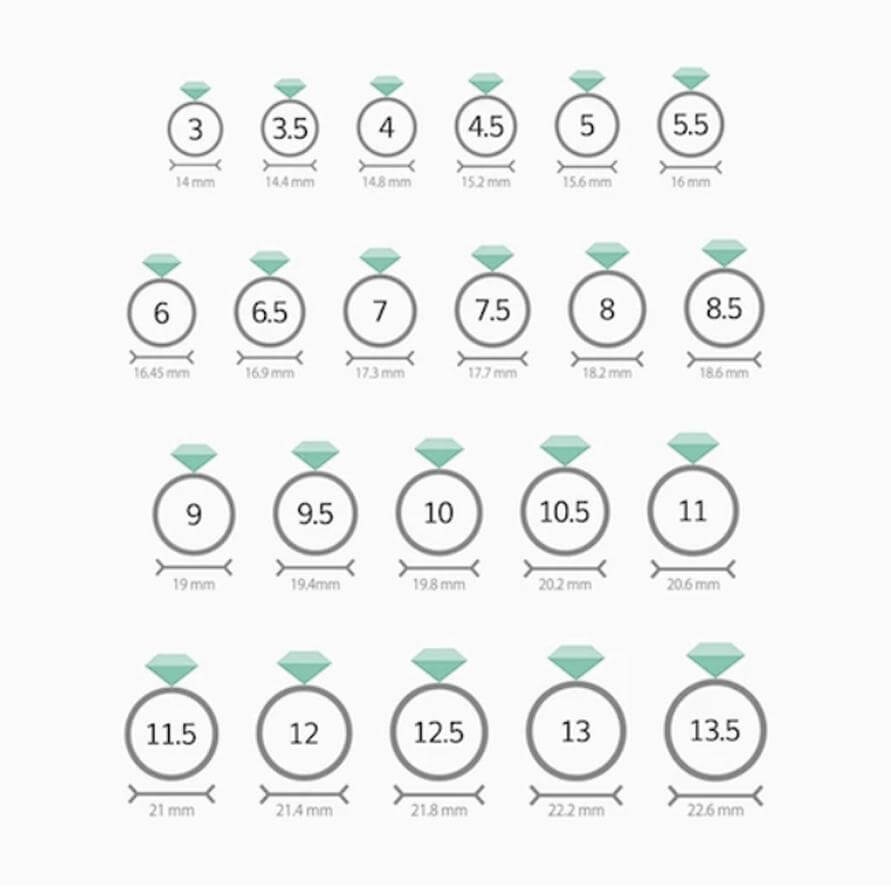 printable ring size template